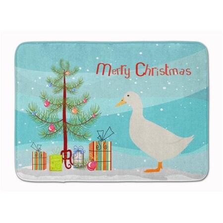 Carolines Treasures Carolines Treasures BB9227RUG American Pekin Duck Christmas Machine Washable Memory Foam Mat BB9227RUG